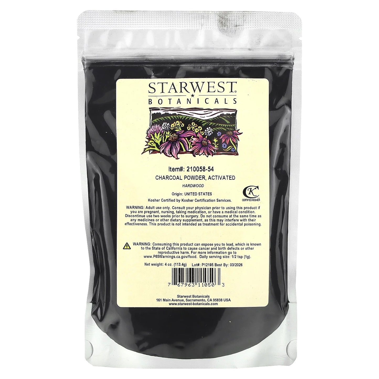 Activated Charcoal - 4oz